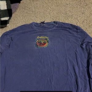 Blue Long Sleeve Women’s Shirt